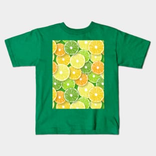 Citrus fruit slices pop art 3 Kids T-Shirt